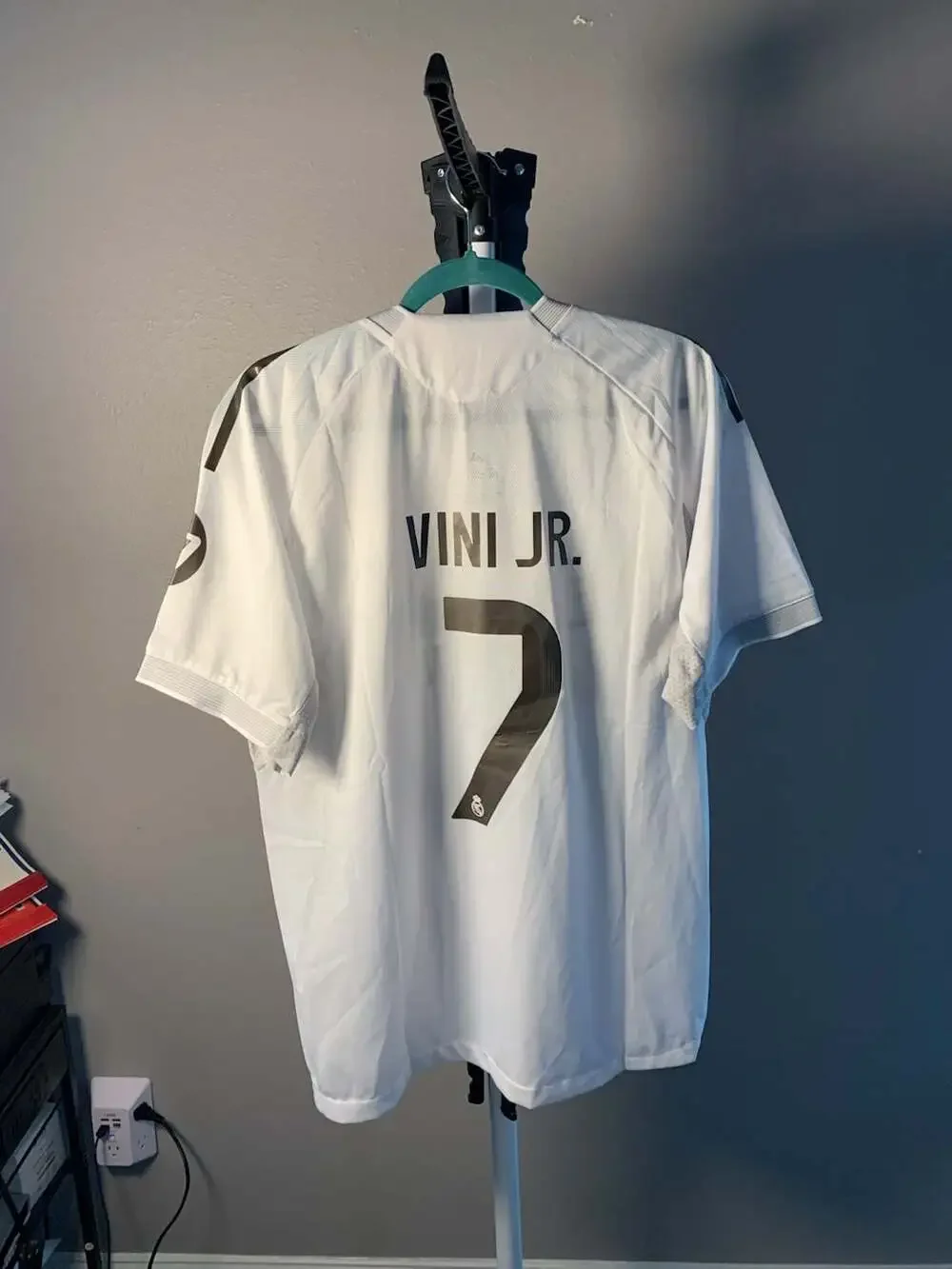 Adidas Real Madrid Vini Jr. 7 Home Jersey White 2XL NWT